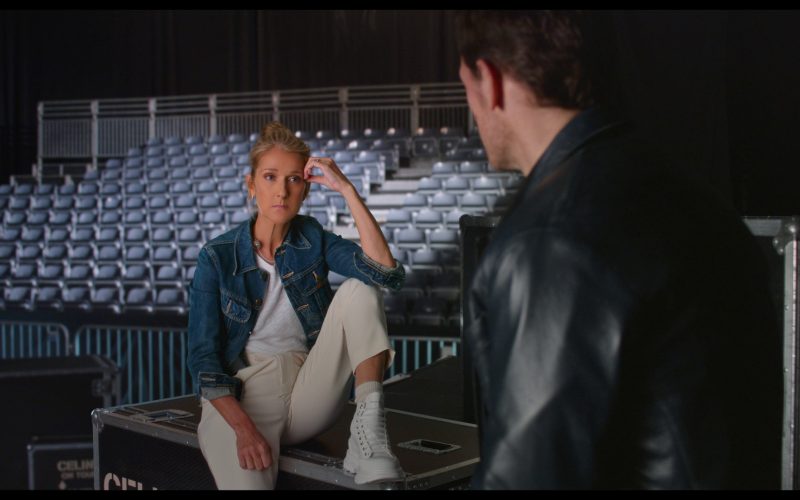 Alexander McQueen Sneaker Boots (White) Worn by Celine Dion in Love Again (2023) (Image 1)