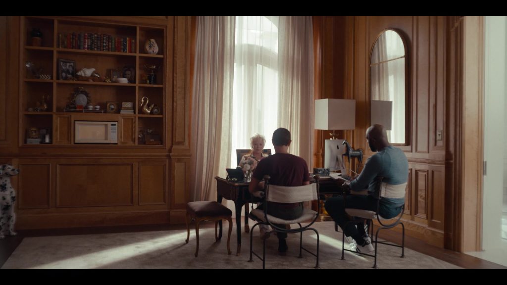 Apple iMac Computer of Jean Smart as Deborah Vance and Adidas Men's Sneakers in Hacks S01E02 “Primm” (2021) (Image 1)