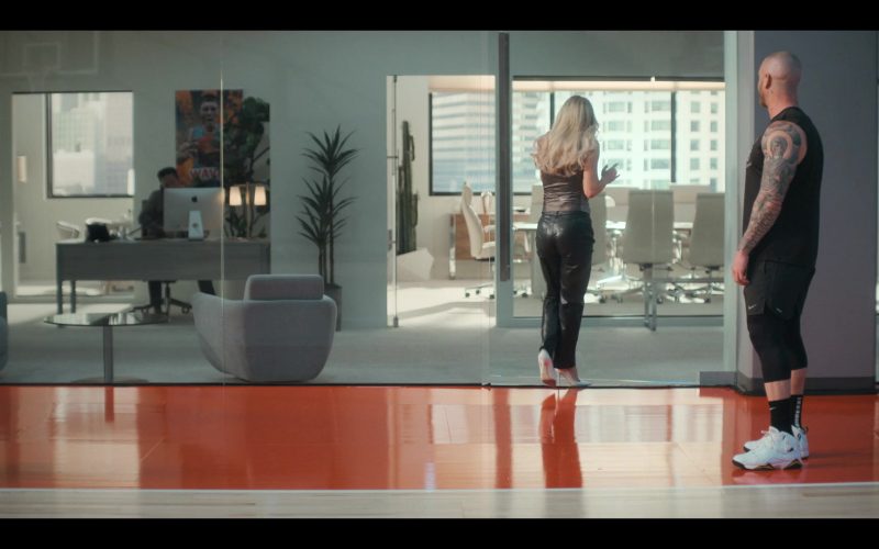 Apple iMac and Nike Air Jordan Sneakers in Running Point S01E03 “The Travis Bugg Affair” (2025) (Image 1)