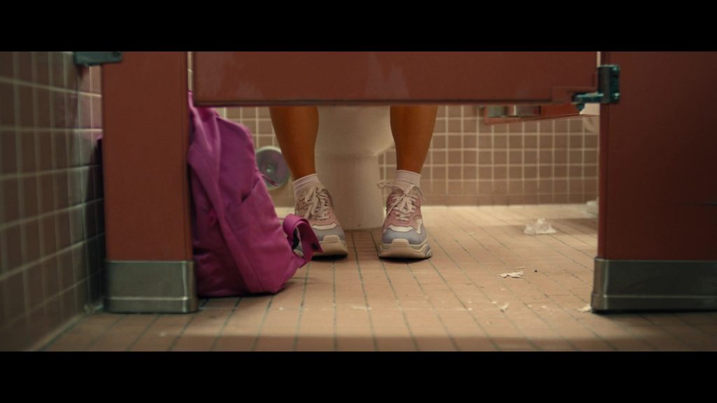 Ash As-Addict Bis Lavender Multi Sneakers of Haley Lu Richardson as Veronica Clarke in Unpregnant (2020) (Image 1)