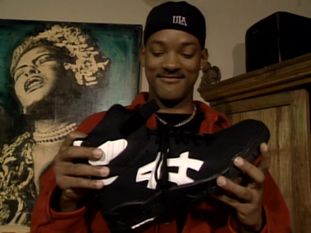 Asics Black High Top Sneakers of Will Smith in The Fresh Prince of Bel-Air S06E19 “Whoops, There It Is” (1996) (Image 1)