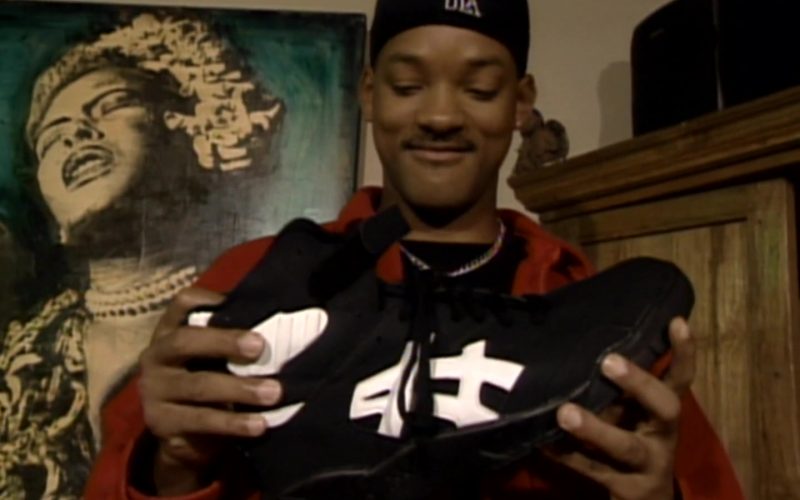 Asics Black High Top Sneakers of Will Smith in The Fresh Prince of Bel-Air S06E19 “Whoops, There It Is” (1996) (Image 1)