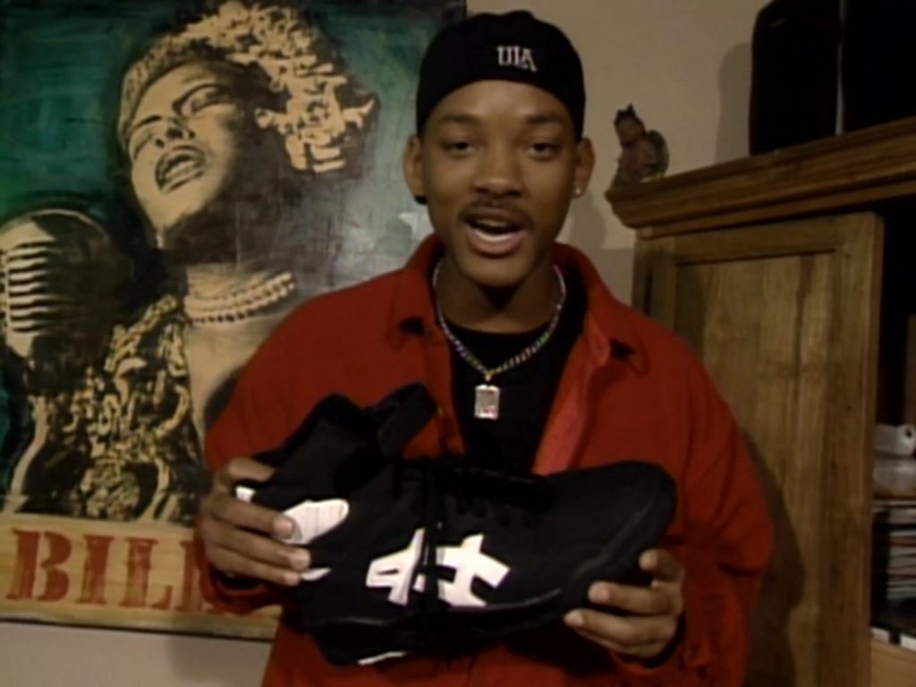 Asics Black High Top Sneakers of Will Smith in The Fresh Prince of Bel-Air S06E19 “Whoops, There It Is” (1996) (Image 2)