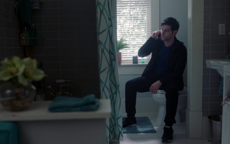 Asics Black Sneakers Worn by David Giuntoli as Eddie Saville in A Million Little Things S02E19 “‘Til Death Do Us Part” (2020) (Image 1)