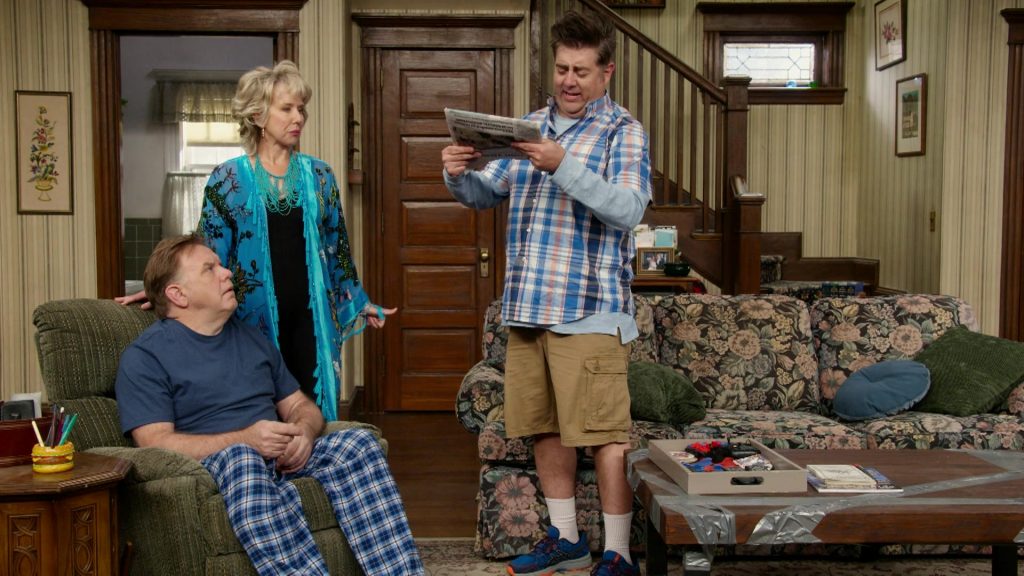 Asics Men's Blue Sneakers in Kevin Can Fk Himself S02E06 “The Machine” (2022) (Image 1)