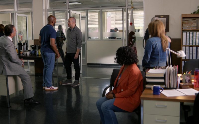 Asics Men's Japan S White-Beet Juice Sneakers in Rebel S01E08 “It's All About the Chemistry” (2021) (Image 1)