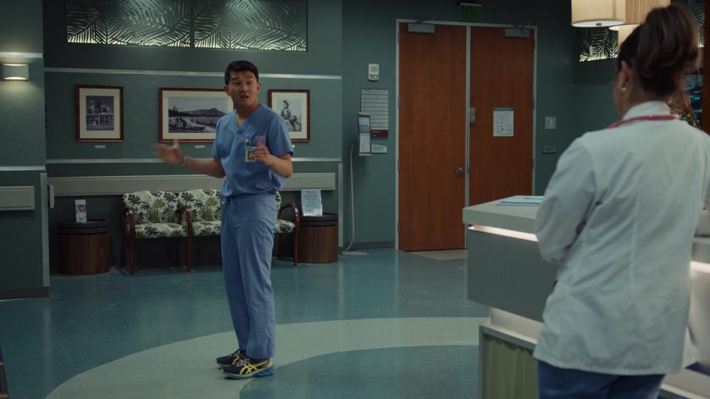 Asics Men's Sneakers in Doogie Kameāloha, M.D. S02E04 “Black Cloud, White Cloud” (2023) (Image 1)