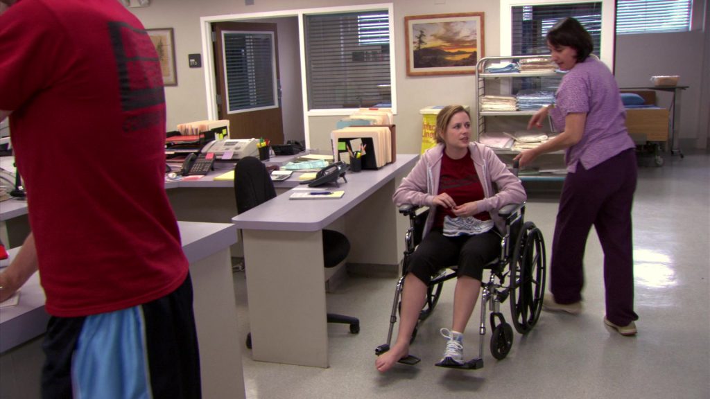 Asics Sneakers Worn by Jenna Fischer (Pam Beesly) in The Office – Season 5, Episode 28, “Company Picnic” (2009) (Image 2)