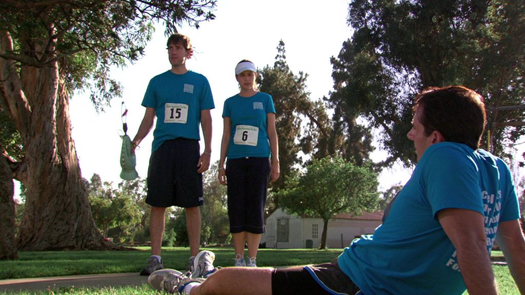 Asics Sneakers Worn by Steve Carell (Michael Scott) in The Office – Season 4, Episodes 1-2, “Fun Run” (2007) (Image 1)