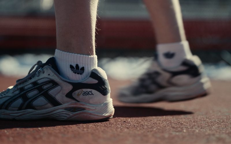 Asics Sneakers and Adidas Socks of Paul Dano as Keith Gill in Dumb Money (2023) (Image 1)