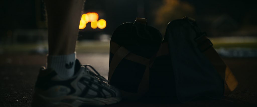 Asics Sneakers and Adidas Socks of Paul Dano as Keith Gill in Dumb Money (2023) (Image 2)