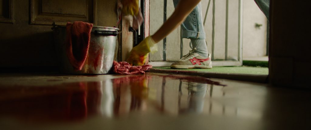 Asics Sneakers in Love Lies Bleeding (2024) (Image 1)