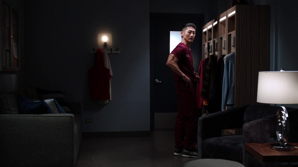 Asics Sneakers of Brian Tee as LCDR Dr. Ethan Choi in Chicago Med S05E19 “Just a River in Egypt” (2020) (Image 1)