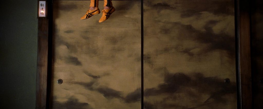 Asics Yellow Shoes Worn by Uma Thurman as The Bride in Kill Bill - Vol. 1 (2003) (Image 11)