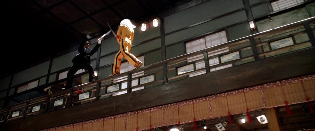 Asics Yellow Shoes Worn by Uma Thurman as The Bride in Kill Bill - Vol. 1 (2003) (Image 12)