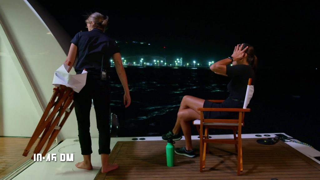 Astral Sneakers in Below Deck S12E02 “Bollywood Nights” (2025) (Image 3)