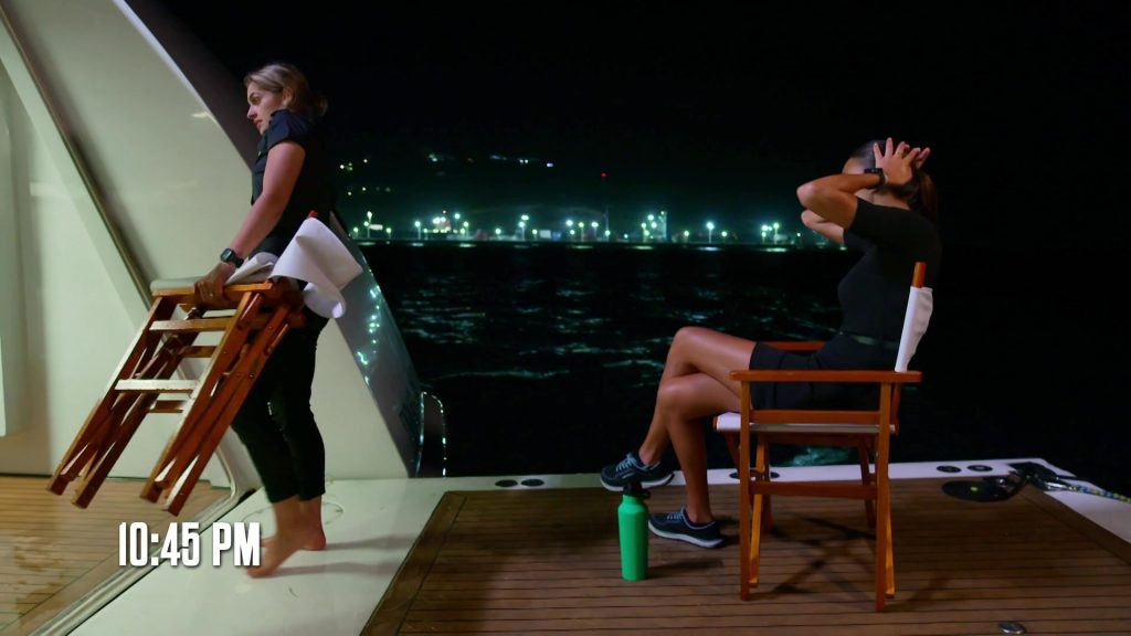 Astral Sneakers in Below Deck S12E02 “Bollywood Nights” (2025) (Image 4)