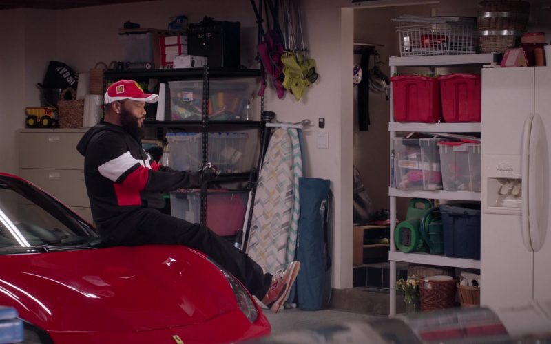 Bally Men's King Metallic Leather High-Top Sneakers of Anthony Anderson as Andre ‘Dre' Johnson in Black-ish S07E16 “100 Yards and Runnin'” (2021) (Image 1)