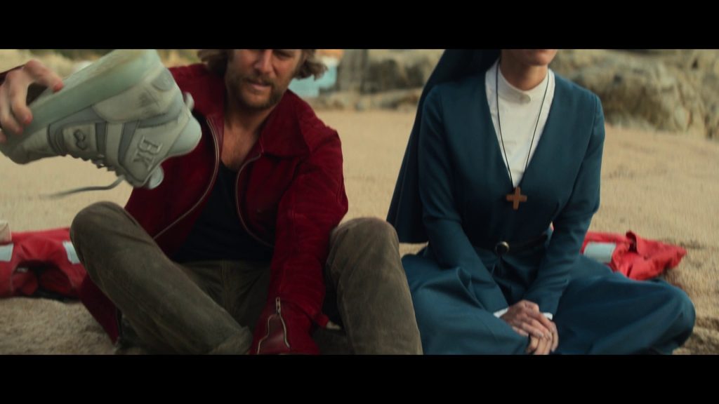 British Knights Sneakers in Mrs. Davis S01E05 “A Great Place to Drink to Gain Control of Your Drink” (2023) (Image 1)