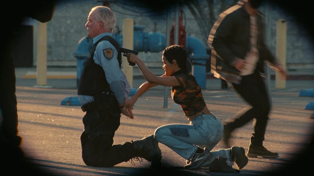 Brooks running shoe in One Battle After Another (2025) (Image 4)