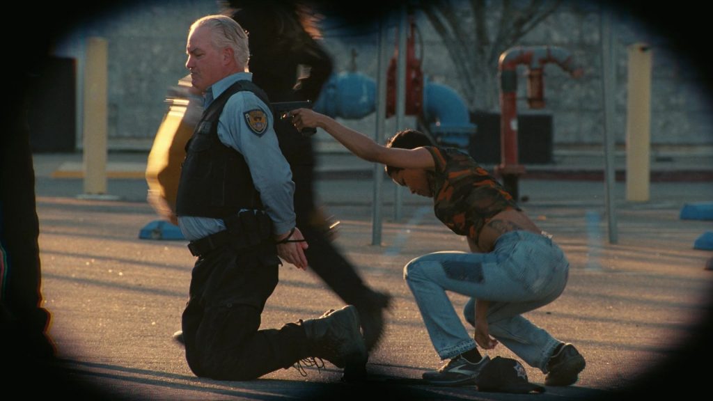 Brooks running shoe in One Battle After Another (2025) (Image 5)