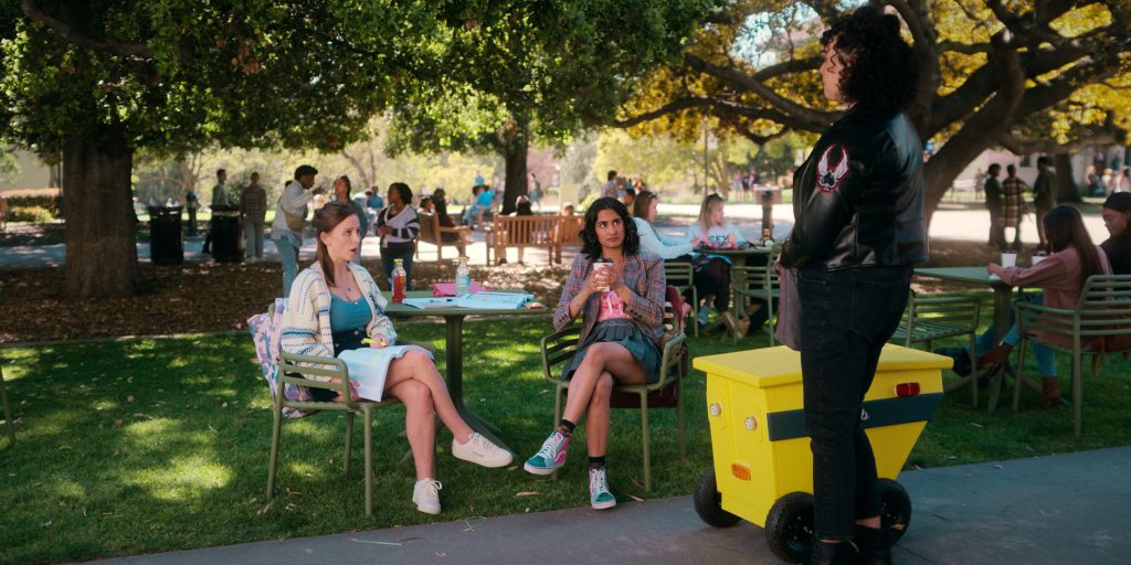 Calypso, Reebok and Vans Shoes in The Sex Lives of College Girls S03E04 “Franklin the Fox” (2024) (Image 2)