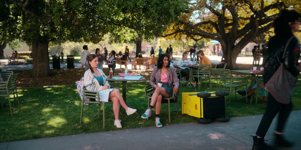 Calypso, Reebok and Vans Shoes in The Sex Lives of College Girls S03E04 “Franklin the Fox” (2024) (Image 3)