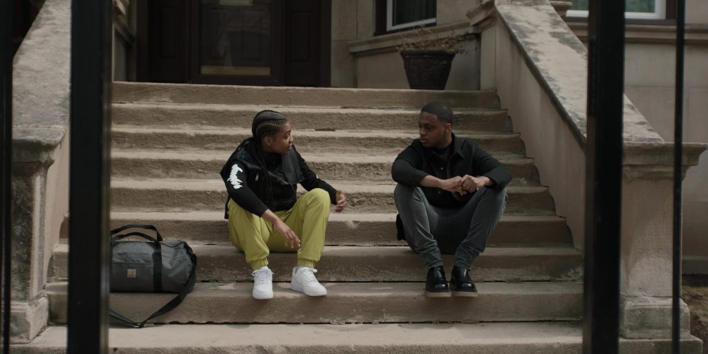Carhartt Bag and Nike Shoes in The Chi S06E11 “Saints & Sinners” (2024) (Image 2)