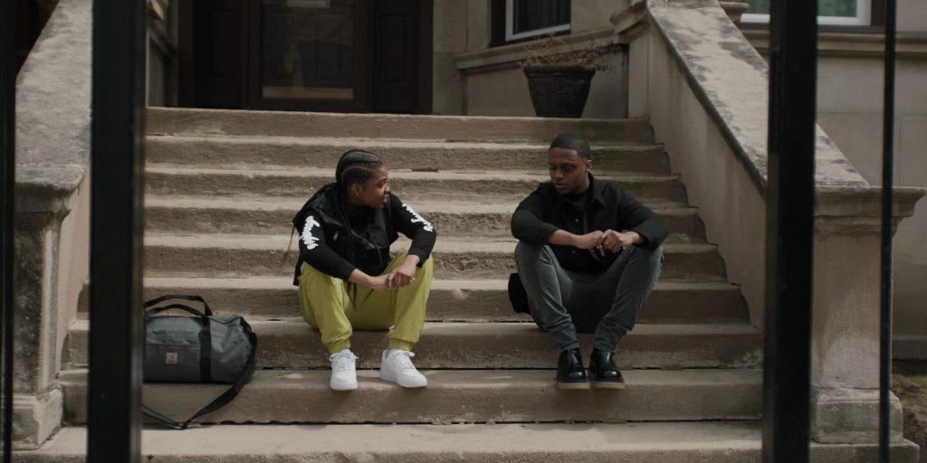 Carhartt Bag and Nike Shoes in The Chi S06E11 “Saints & Sinners” (2024) (Image 3)