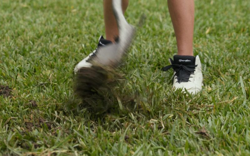 Champion Sneakers in On Becoming a God in Central Florida – Season 1, Episode 2, “The Gloomy-Zoomies” (2019) (Image 1)
