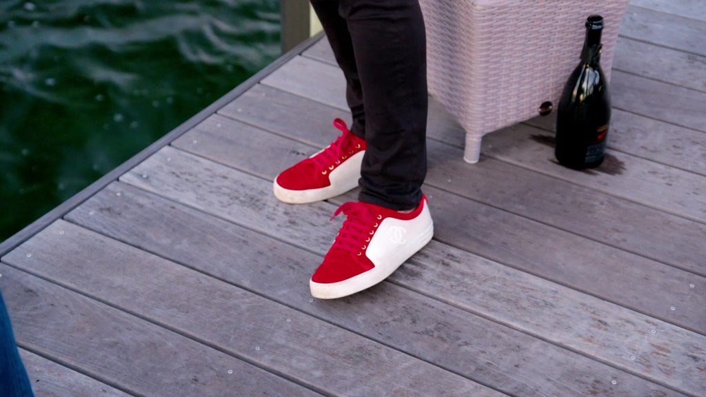 Chanel Sneakers, Penfolds Champagne in The Real Housewives of Miami S07E08 “Dueling Yachts” (2025) (Image 2)