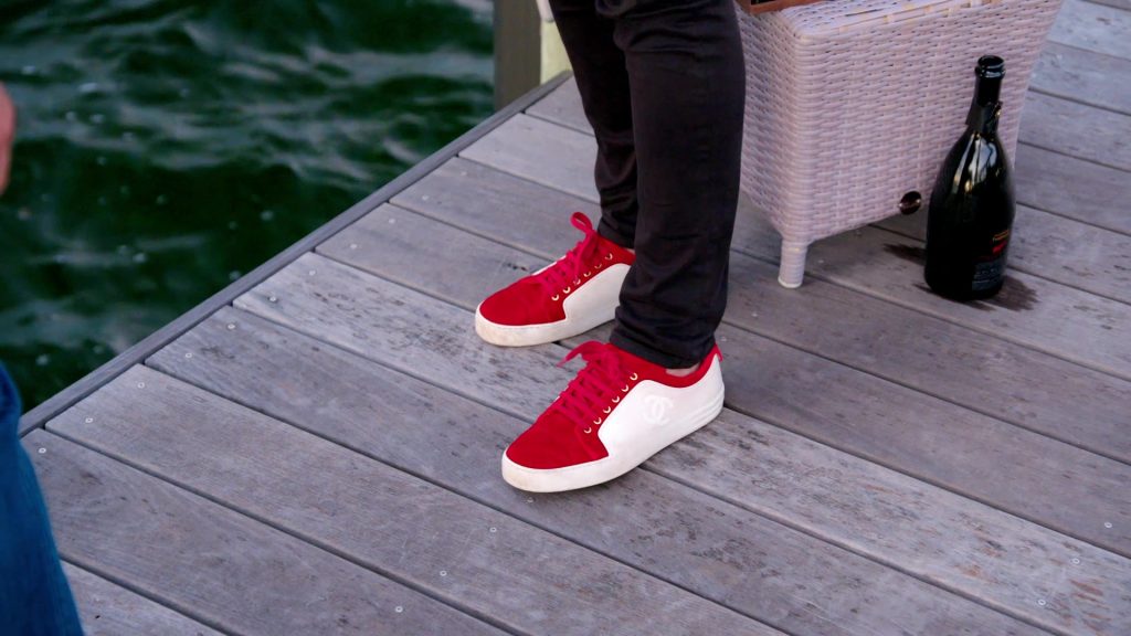 Chanel Sneakers, Penfolds Champagne in The Real Housewives of Miami S07E08 “Dueling Yachts” (2025) (Image 5)