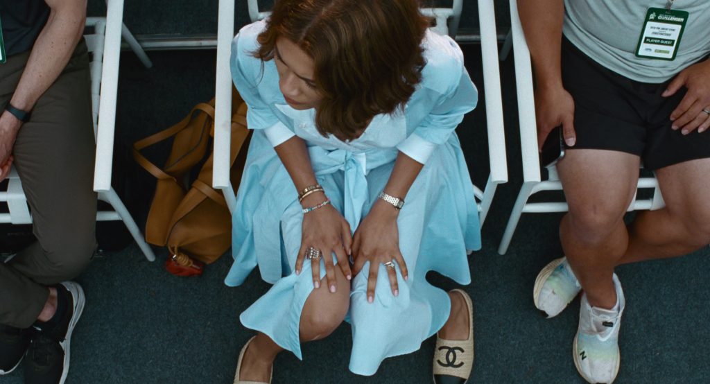 Chanel and New Balance Shoes in Challengers (2024) (Image 4)