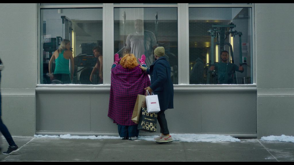 Clarins, Bloomingdale's and Nike Shoes in Genie (2023) (Image 2)