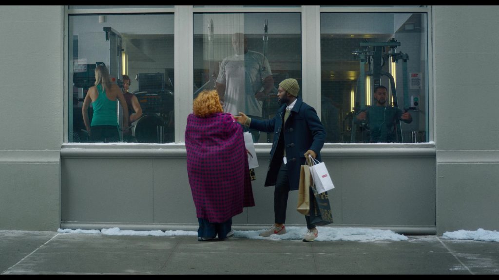 Clarins, Bloomingdale's and Nike Shoes in Genie (2023) (Image 4)