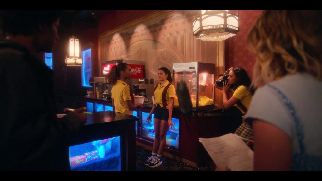 Coca-Cola, Reese's, Bit-O-Honey and Vans Shoes in Pretty Little Liars - Original Sin S02E04 “Chapter Fourteen - When a Stranger Calls Back” (2024) (Image 1)