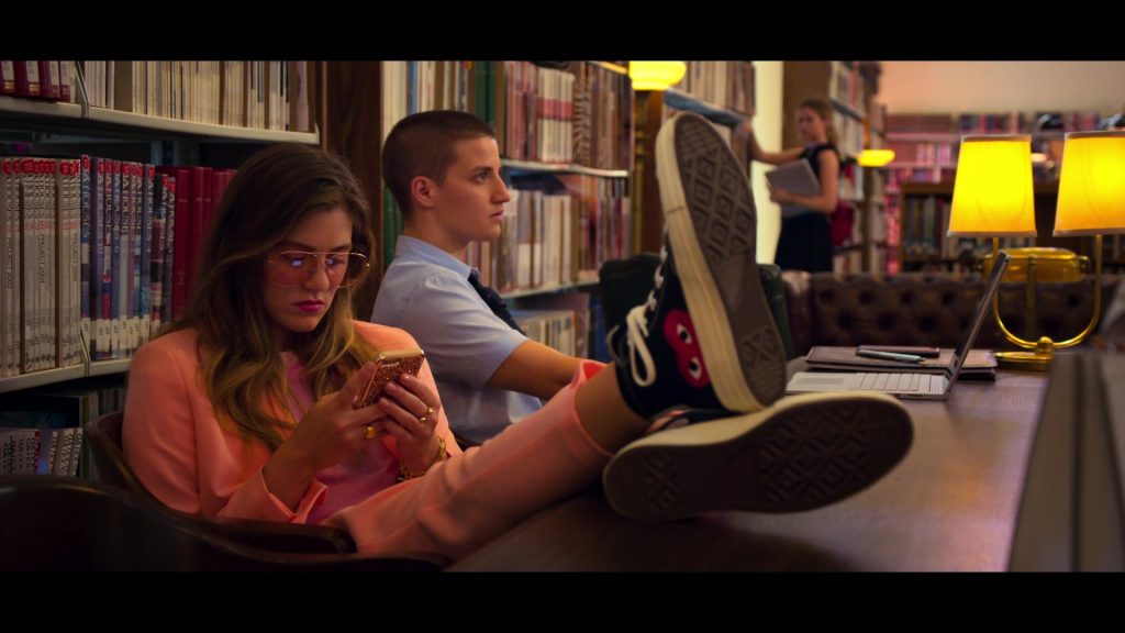 Comme des Garçons x Converse Shoes Worn by Laura Dreyfuss as McAfee in The Politician – Season 1 Episode 1 “Pilot” (2019) (Image 1)