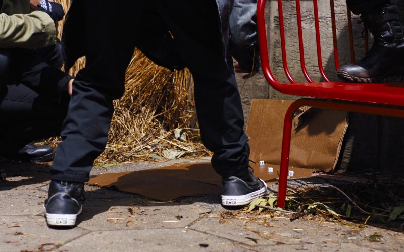 Converse All-Star Shoes in DMZ S01E04 “Home” (2022) (Image 1)