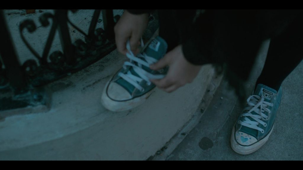Converse All Star Sneakers of Odessa A'zion as Joey Del Marco in Grand Army S01E09 “Freedom” (2020) (Image 1)