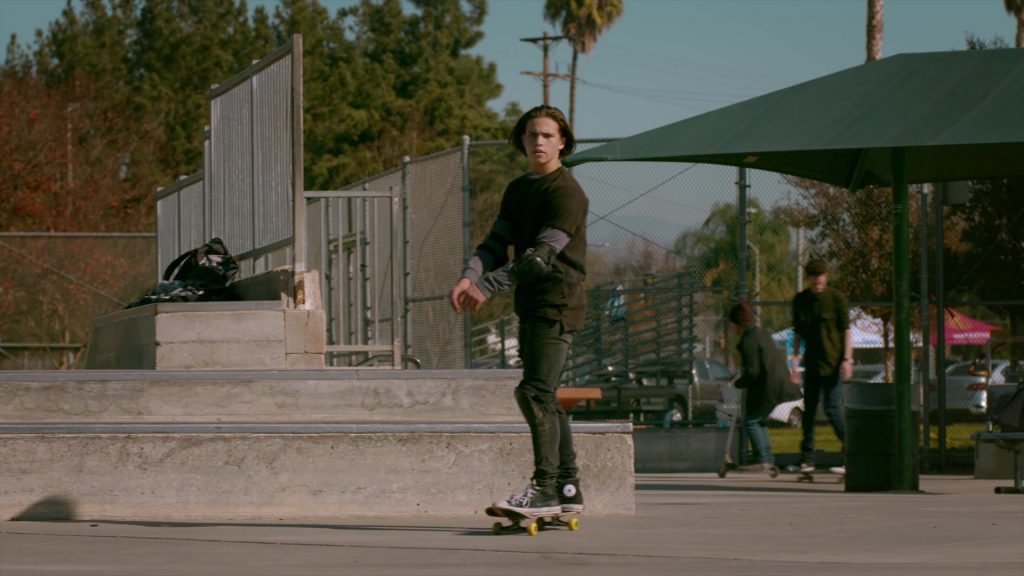 Converse Chuck Taylor All Star Black Sneakers of Tanner Buchanan as Robby Keene in Cobra Kai S01E09 “Different but Same” (2018) (Image 1)