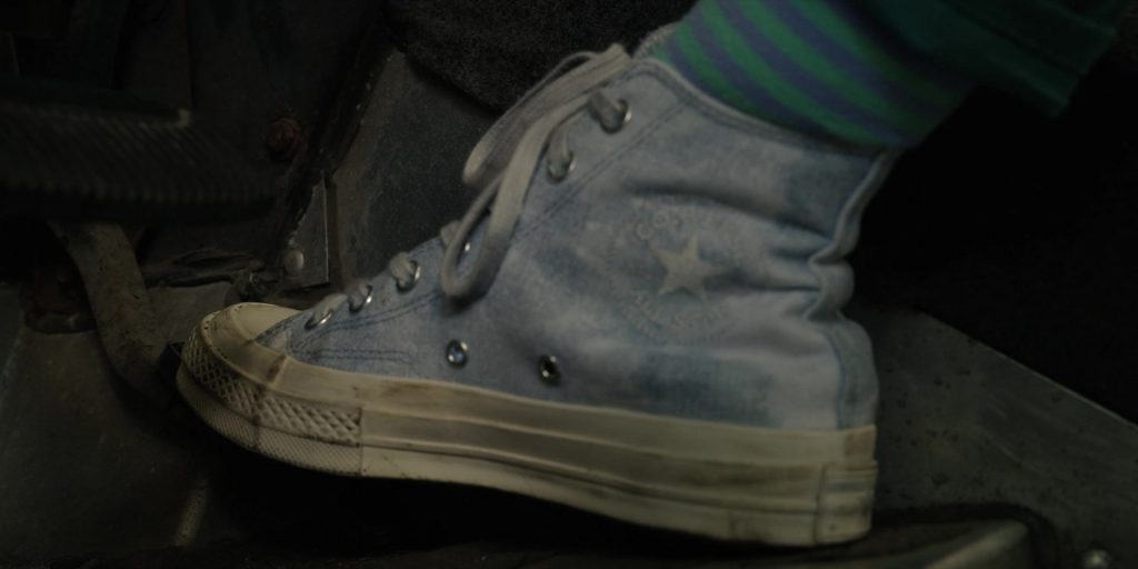 Converse Denim Shoes of Darby Camp as Emily in Clifford the Big Red Dog (2021) (Image 1)