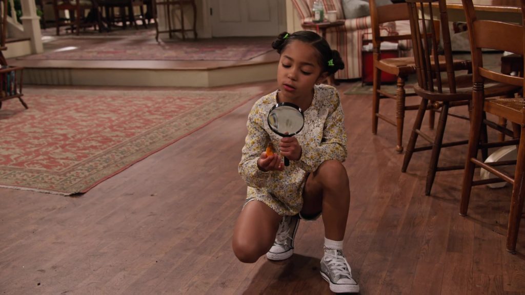 Converse Glitter Shoes Worn by Jordyn Raya James in Family Reunion – Season 1 Episode 5, “Remember Grace Under Fire” (2019) (Image 1)