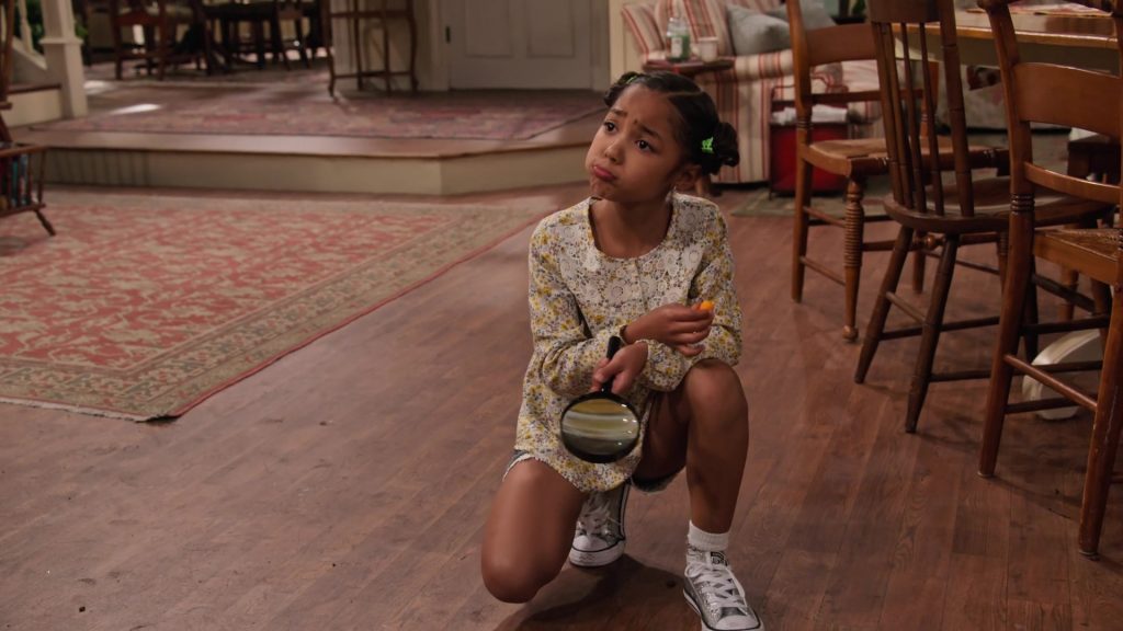 Converse Glitter Shoes Worn by Jordyn Raya James in Family Reunion – Season 1 Episode 5, “Remember Grace Under Fire” (2019) (Image 3)