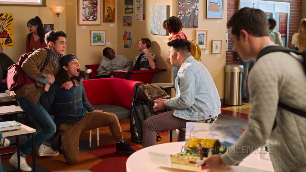 Converse Hi Sneakers Worn by Darren Barnet as Paxton Hall-Yoshida in Never Have I Ever S03E06 “…had a breakdown” (2022) (Image 1)
