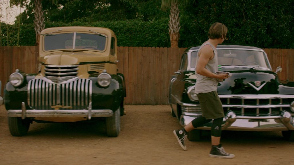 Converse HiTop Shoes of Tanner Buchanan as Robby Keene in Cobra Kai S02E01 “Mercy Part II” (2019) (Image 1)