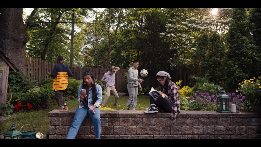 Converse High Top Black Shoes of Bianca Asilo in Work It (2020) (Image 1)