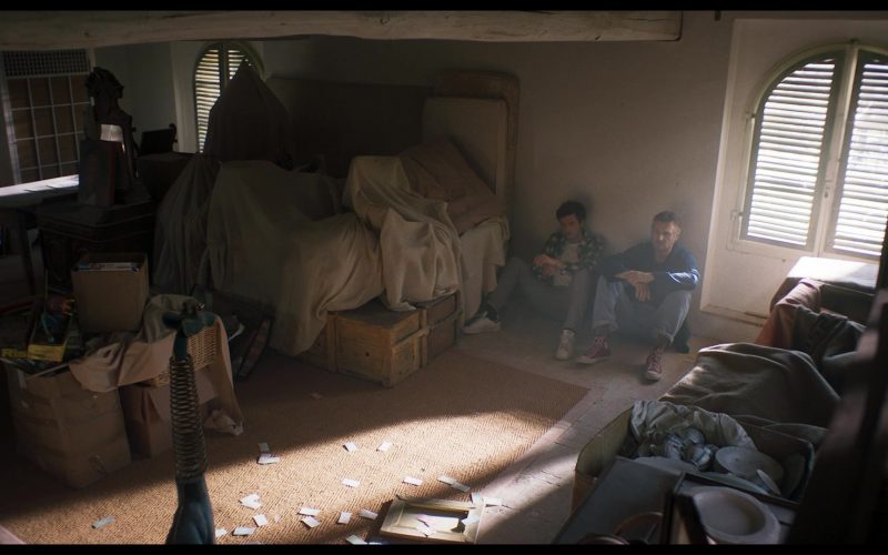 Converse High Top Red Shoes of Liam Neeson in Made in Italy (2020) (Image 1)