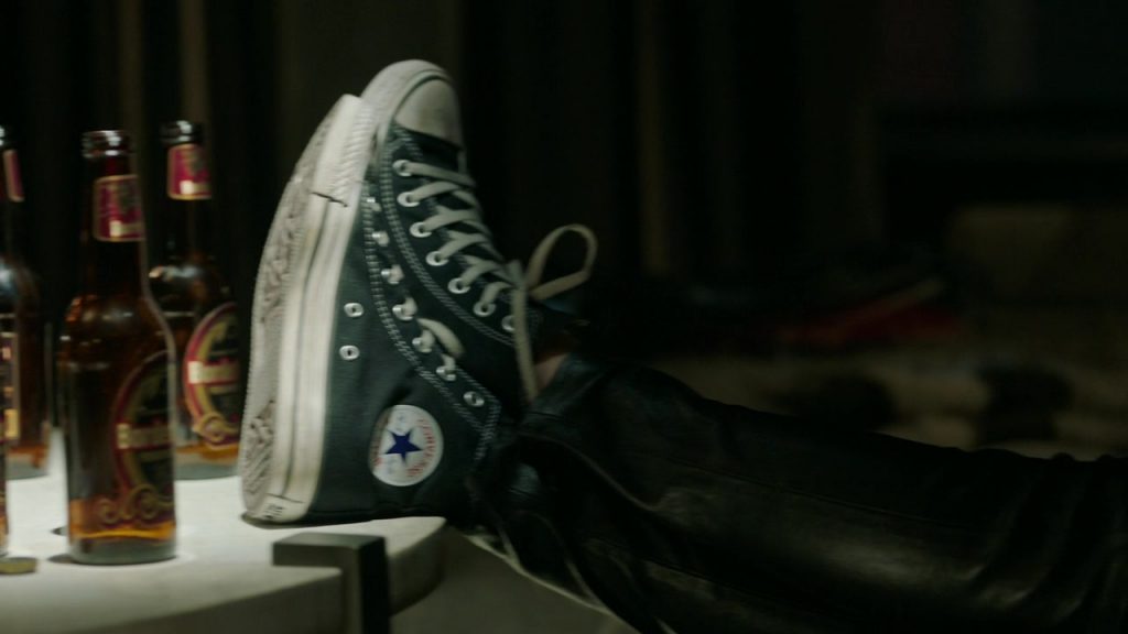 Converse High Top Shoes Worn by Cobie Smulders as Dexadrine Parios in Stumptown Season 1 Episode 6 “Dex, Drugs and Rock & Roll” (2019) (Image 1)
