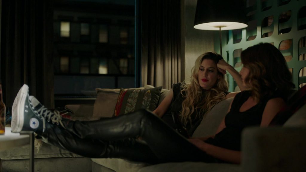 Converse High Top Shoes Worn by Cobie Smulders as Dexadrine Parios in Stumptown Season 1 Episode 6 “Dex, Drugs and Rock & Roll” (2019) (Image 3)