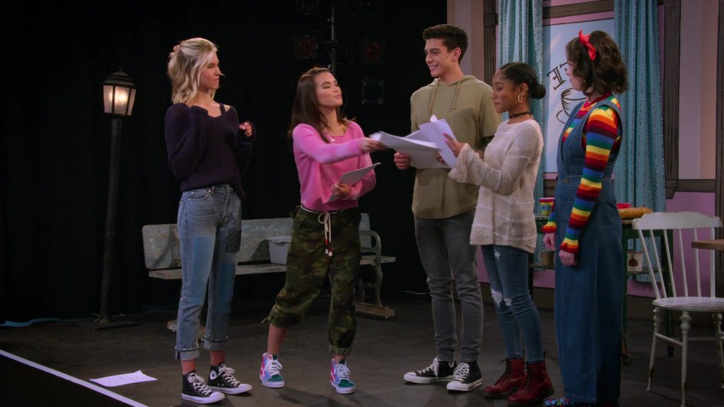 Converse High Top Shoes Worn by Isabel May in Alexa & Katie Season 3 Episode 6 “Writer-Director-Nervous Wreck” (2019) (Image 1)